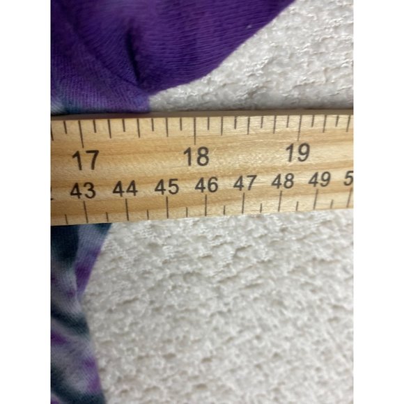 3 for $15 Happy Hour Tie Dye Short Sleeve T-Shirt Purple White Size Small - Picture 4 of 6